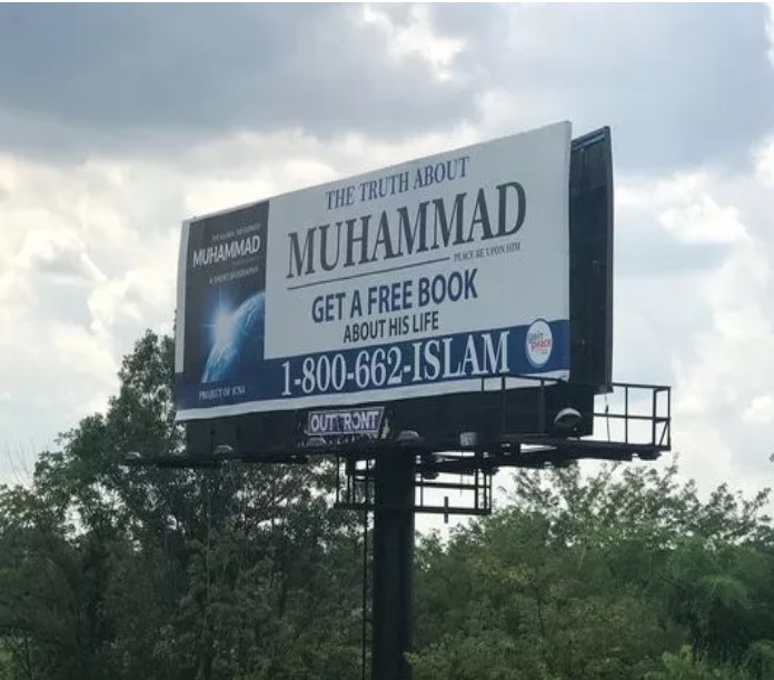 'Truthful Man' billboard aims to counter anti-Muslim sign