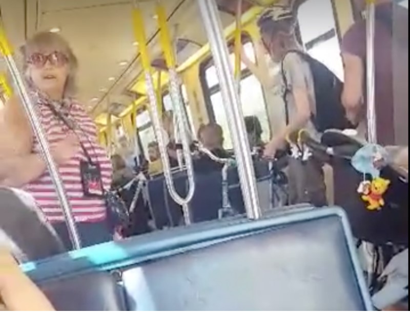 Train Passengers Defend Elderly Asian Couple From Racist Tirade