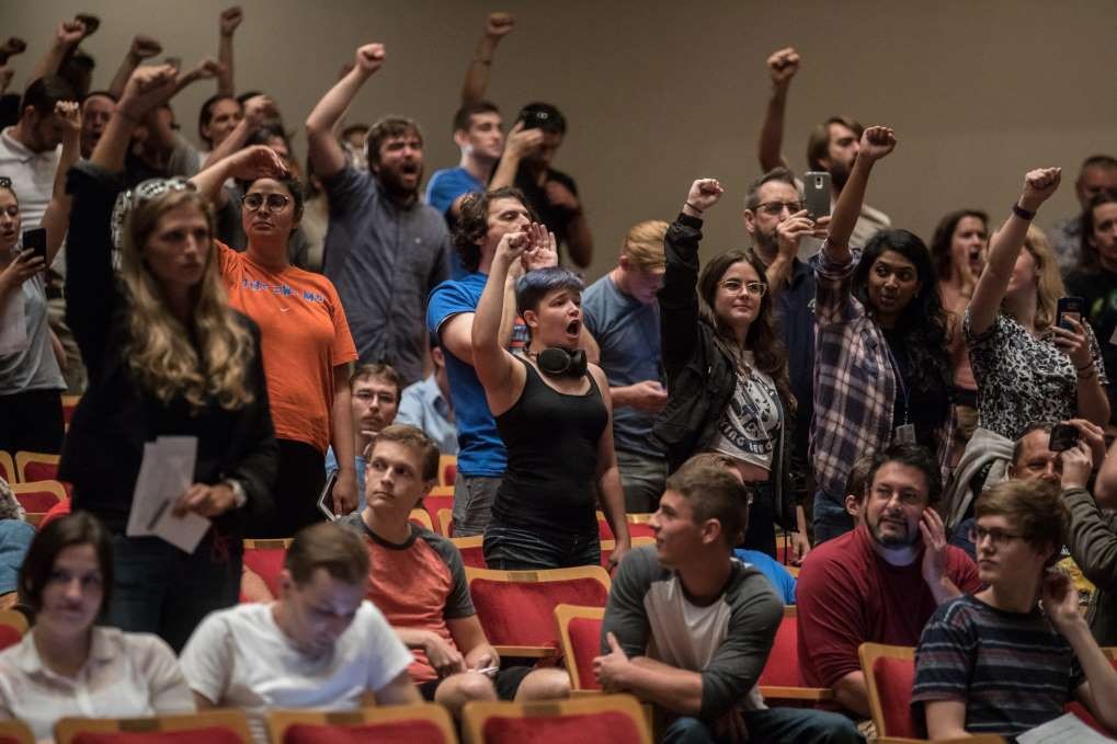 Free speech or hate speech? Campus debates over universities in a bind over First Amendment