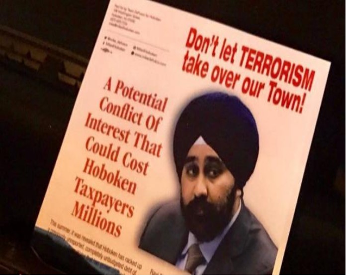 Racist Flyer Paints Sikh Mayoral Candidate As A Terrorist