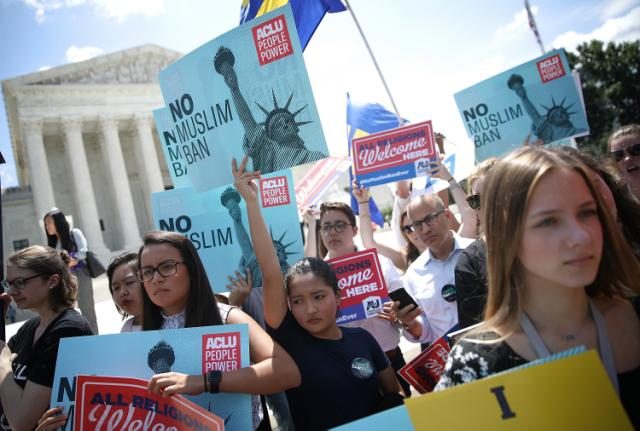 'A marker of shame': Democratic lawmakers rip Supreme Court's travel ban decision