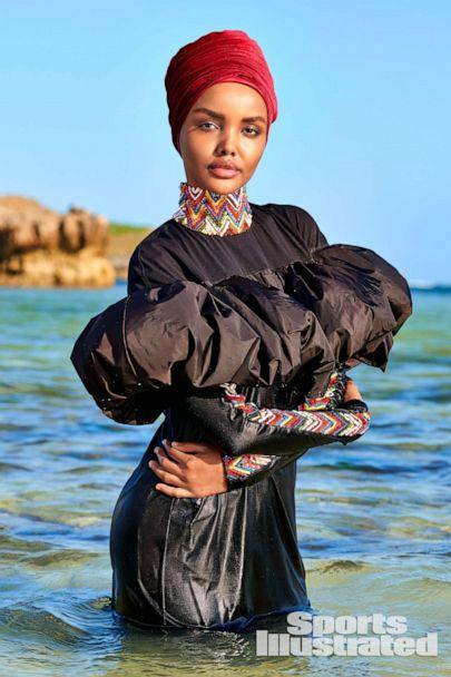Halima Aden makes history as the first model to wear a burkini in Sports Illustrated Swimsuit Issue